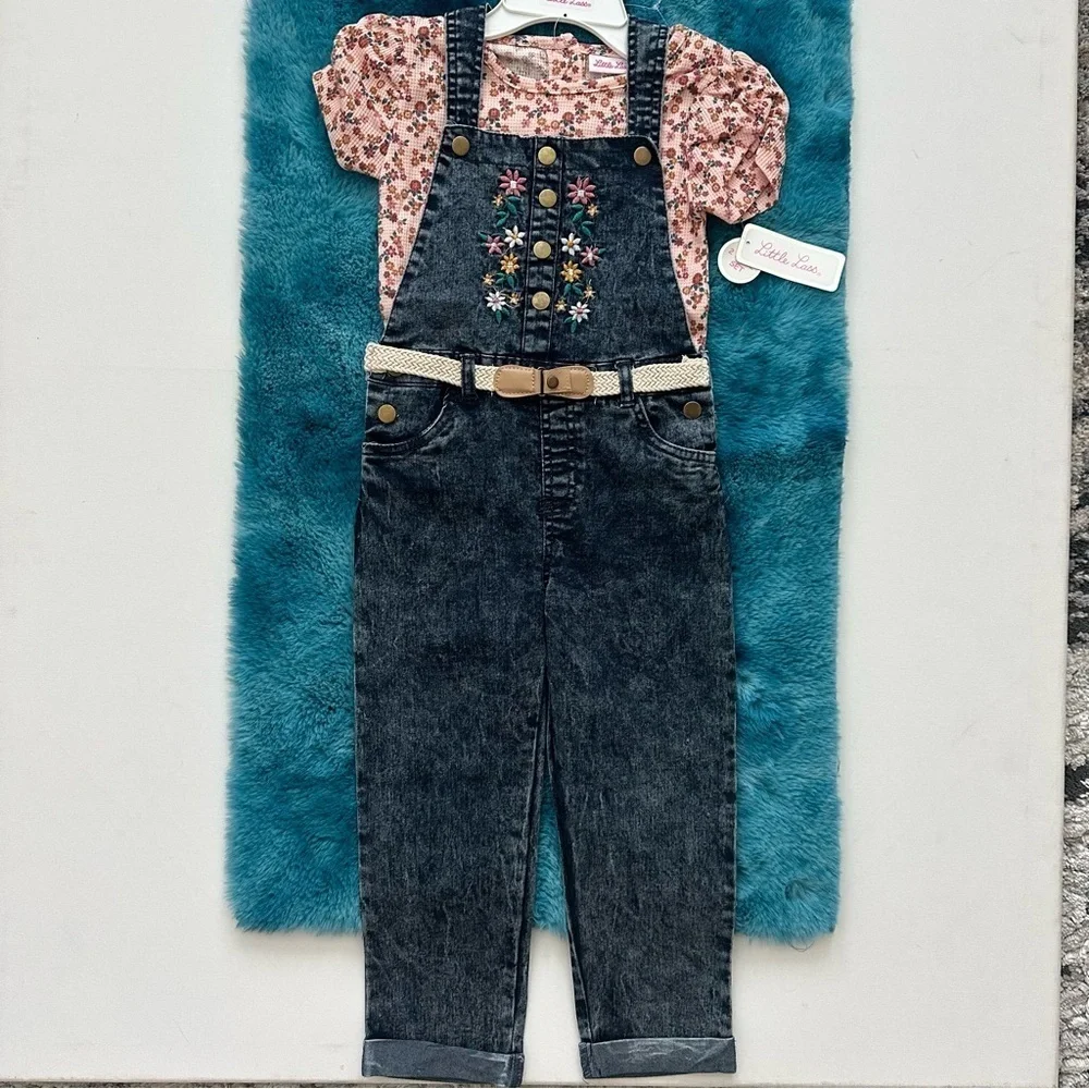 Little Lass Girls 2 Piece Set Size 5 - Picture 1 of 13